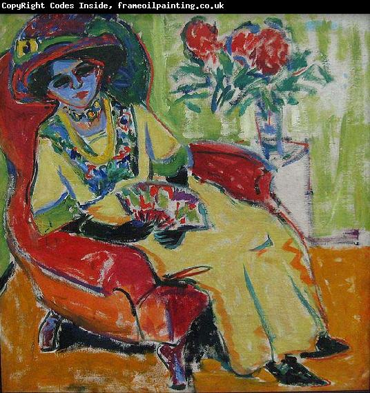 Ernst Ludwig Kirchner Sitting Woman